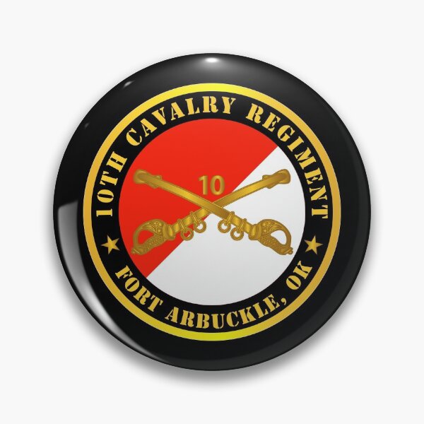 Item preview, Army - 10th Cavalry Regiment - Fort Arbuckle, OK w Cav Branch designed and sold by Military Insignia Products.