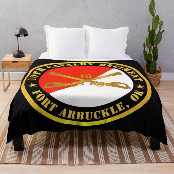 Item preview, Army - 10th Cavalry Regiment - Fort Arbuckle, OK w Cav Branch designed and sold by Military Insignia Products.