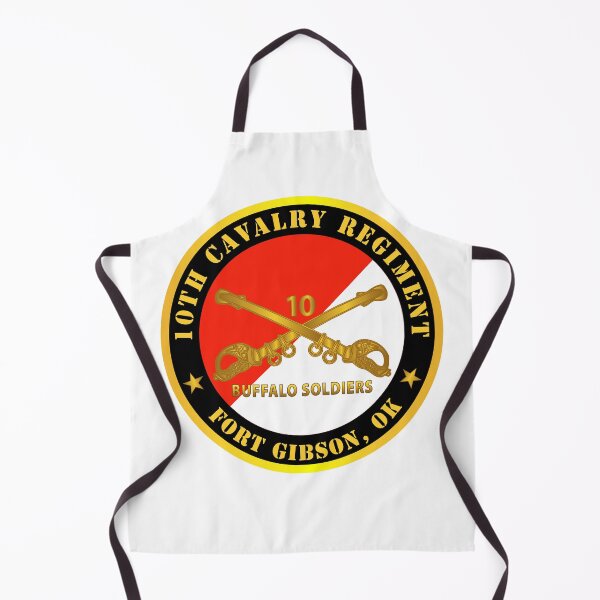 Item preview, Army - 10th Cavalry Regiment - Fort Gibson, OK - Buffalo Soldiers w Cav Branch designed and sold by Military Insignia Products.
