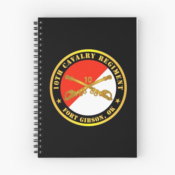 Item preview, Army - 10th Cavalry Regiment - Fort Gibson, OK w Cav Branch designed and sold by Military Insignia Products.