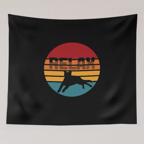 Item preview, Black Cat Resting in a Retro Sunset Graphic designed and sold by Jewelspride.