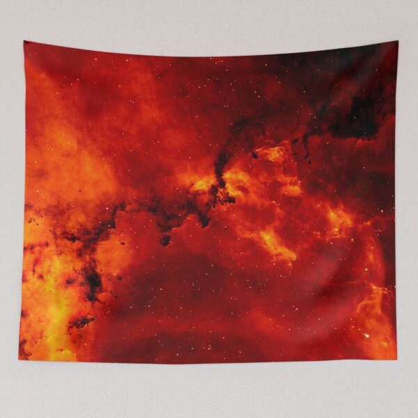 Item preview, Lava milky way, the lost, red galaxy starry tapestry, trendy home decor art, wall designed and sold by August-E.