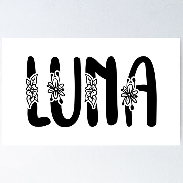 Item preview, Luna English Female name  designed and sold by Mohammed Sohail Khan.