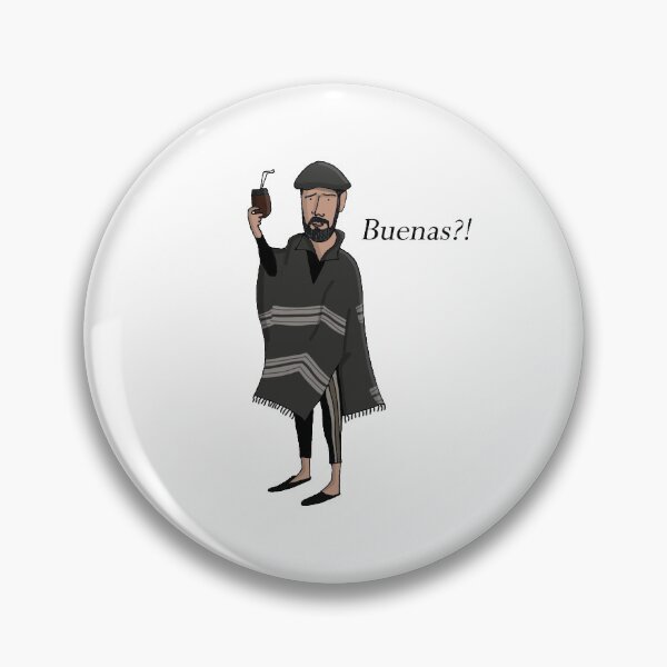 Item preview, Alisson Becker "Buenas?!" designed and sold by DreadfullyDrawn.