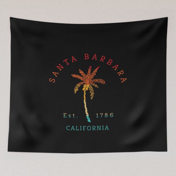 Item preview, Retro Cool Vintage Santa Barbara Beach California Palm Tree designed and sold by Jose Art Studio.