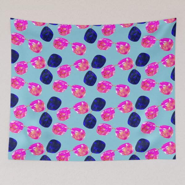 Item preview, Summer sunglasses pattern on a light blie background designed and sold by Colibri77.