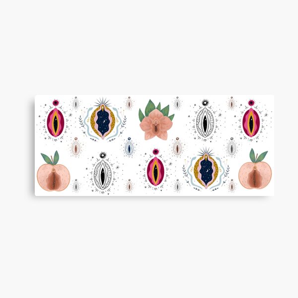 Vulva-Muster! Leinwanddruck