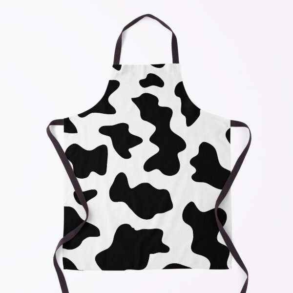 Item preview, aesthetic indie kidcore cow print seamless pattern black designed and sold by mikrocosmox.