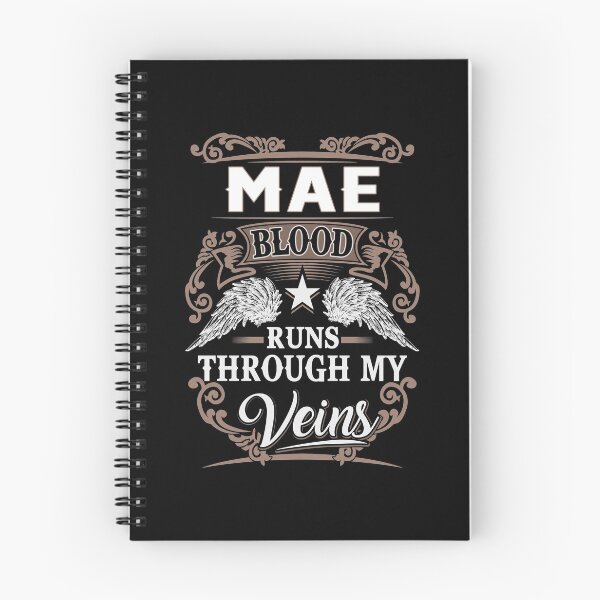 Item preview, Mae Name T Shirt - Mae Blood Runs Through My Veins  Gift Item Tee.Png designed and sold by ribbinjunk.