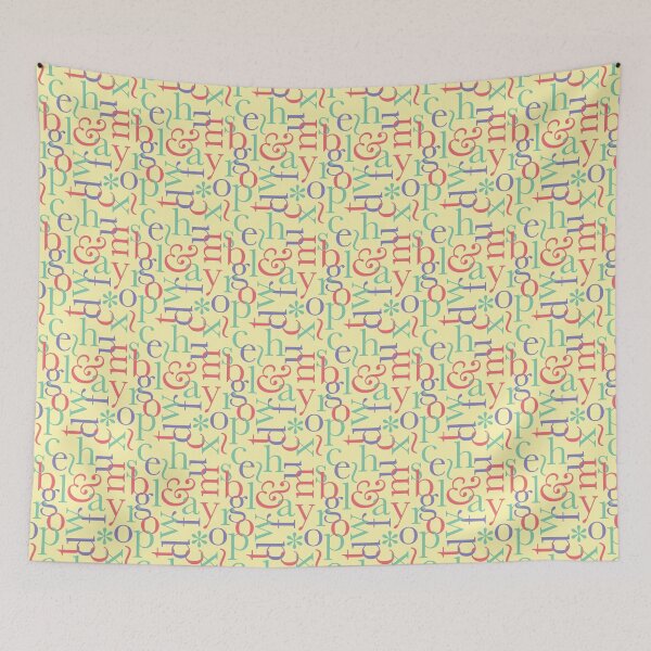 Item preview, Type Pattern designed and sold by nerdfelt.