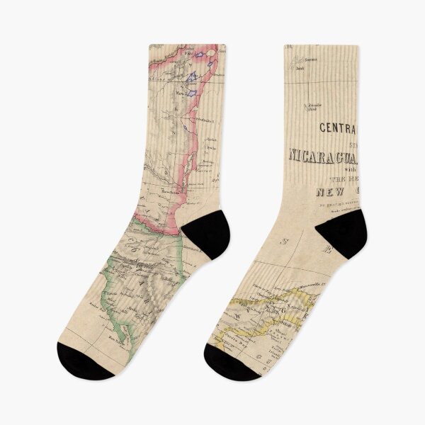 Item preview, Old Central America Map (1857) Vintage Latin America Countries Atlas designed and sold by BravuraMedia.