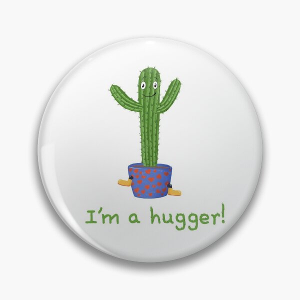 Item preview, I’m a hugger cactus fun designed and sold by Zela.