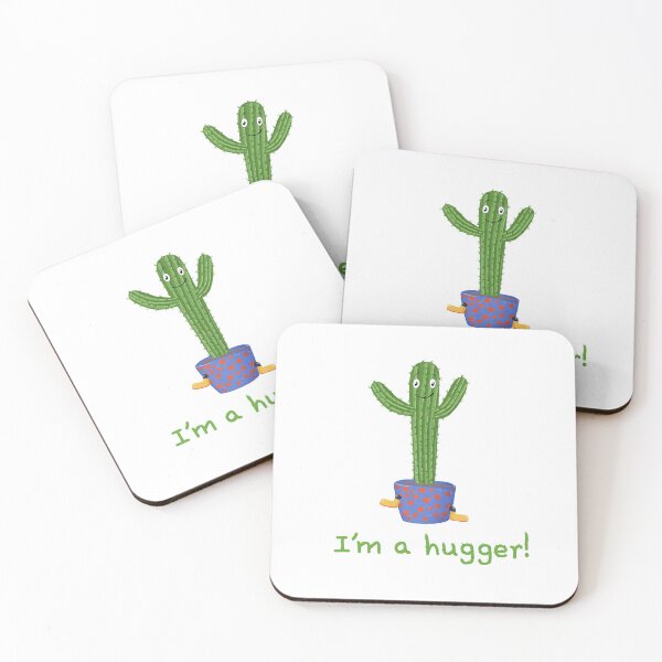 Item preview, I’m a hugger cactus fun designed and sold by Zela.