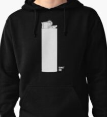 OMINOUS: White Lighter Pullover Hoodie