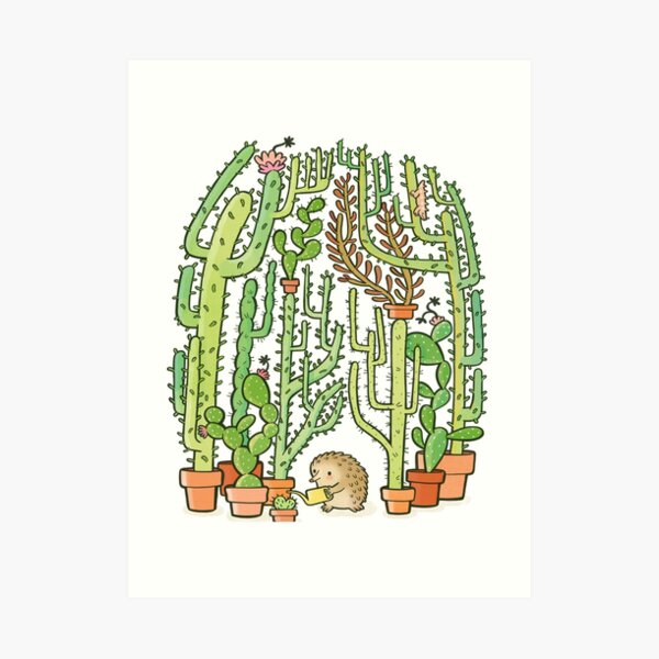 hedgehog cacti Art Print