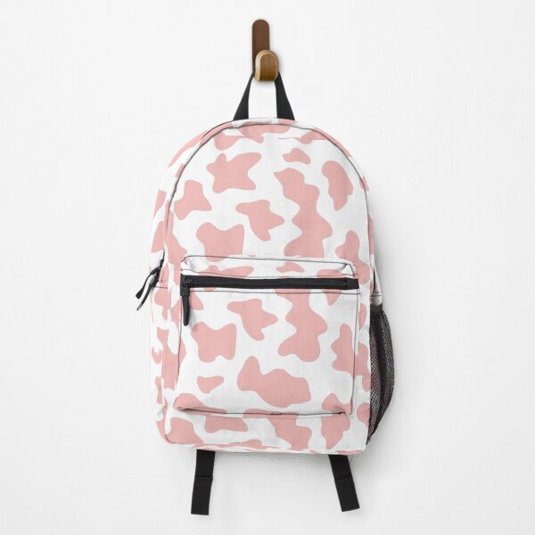 Item preview, aesthetic indie kidcore cow print seamless pattern coral pink designed and sold by mikrocosmox.