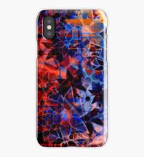 Abstract Art Retro Floral Pattern iPhone Case