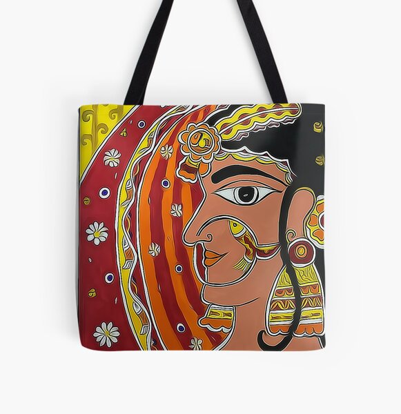 Design inspired from Mithila Painting Tote Bag by Creative Mithila