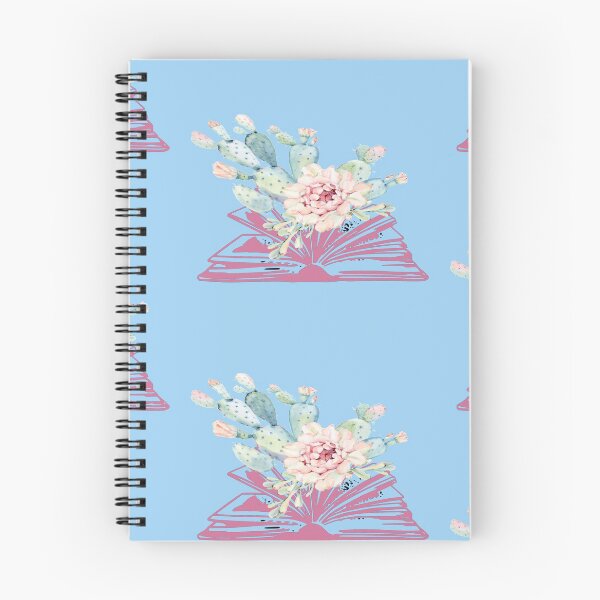 Item preview, Cactus Watercolour Watercolor Aesthetic-CactusFlower-Flower Growing from Book designed and sold by DiensDesign.