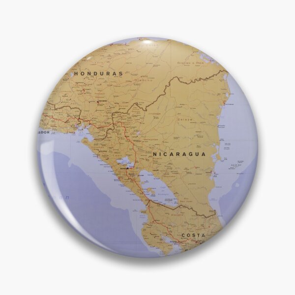 Item preview, Central America Map (1990) Vintage Latin America Countries Atlas designed and sold by BravuraMedia.