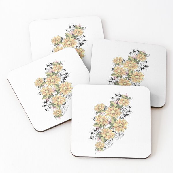 Item preview, Colorful Sunflower Cascading Bunch - Placed Graphic designed and sold by BunchofSunshine.