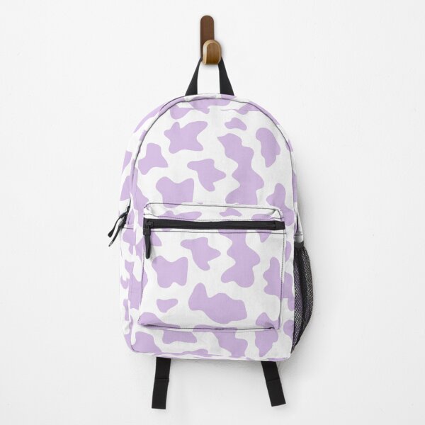 Item preview, aesthetic indie kidcore cow print seamless pattern lavender purple designed and sold by mikrocosmox.