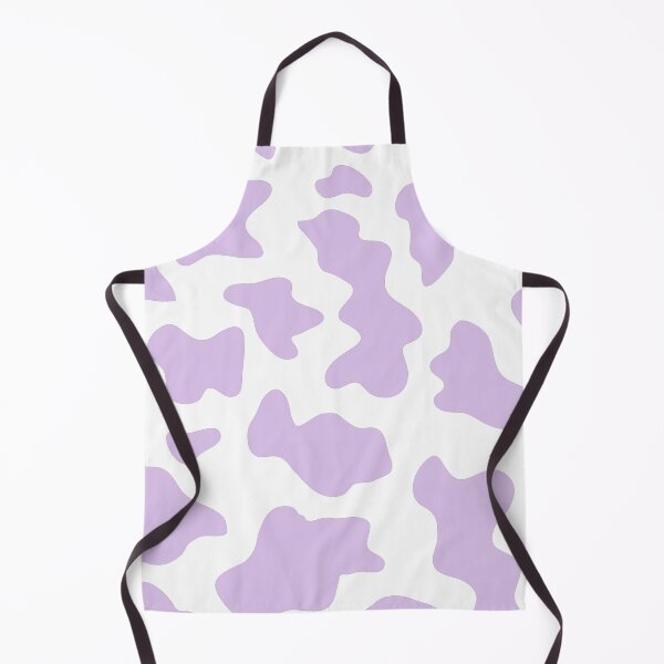 Item preview, aesthetic indie kidcore cow print seamless pattern lavender purple designed and sold by mikrocosmox.