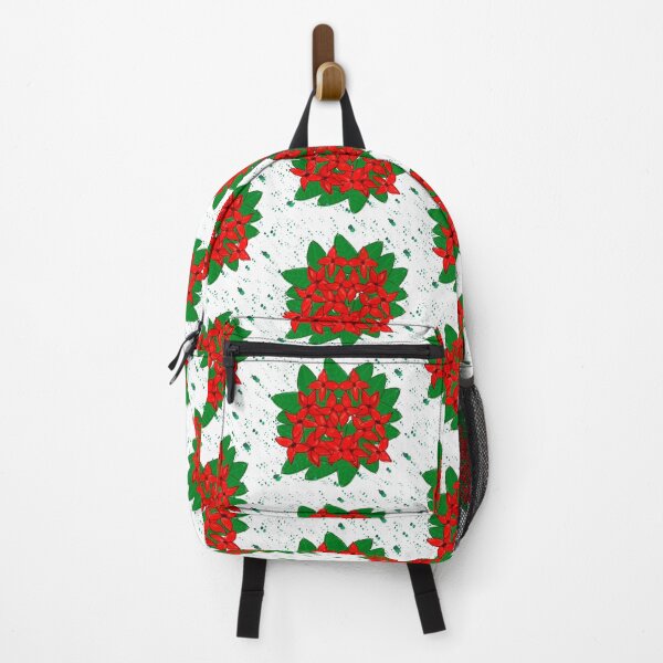 Item preview, Red flame of the woods flower pattern  designed and sold by FamilyCurios.