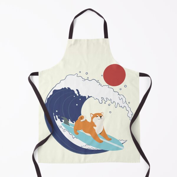Item preview, Let's Surf Shiba designed and sold by bignosework.