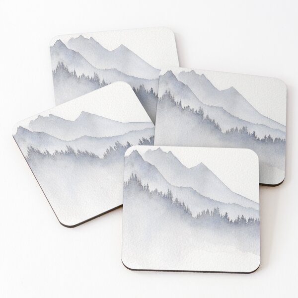 Item preview, Misty Forests & Mountains - Fairytale Illustration designed and sold by Helena Satterthwaite.