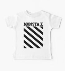 Monsta X Off-White Inspired Logo 2 Baby Tee