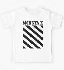 Monsta X Off-White Inspired Logo 2 Kids Tee