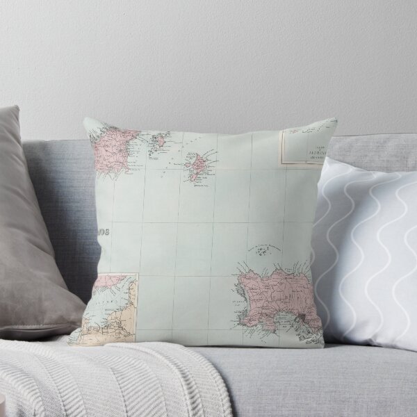 Item preview, Old Channel Islands Map (1904) Vintage Guernsey & Jersey Isle Atlas designed and sold by BravuraMedia.