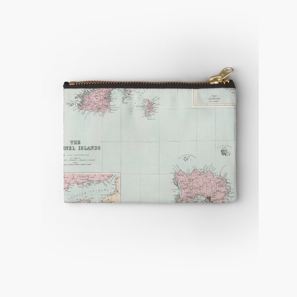 Item preview, Old Channel Islands Map (1904) Vintage Guernsey & Jersey Isle Atlas designed and sold by BravuraMedia.