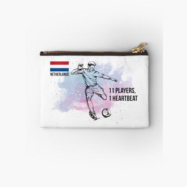 Item preview, Dutch Football Player Kicking the Football - Football designed and sold by cravingmart.