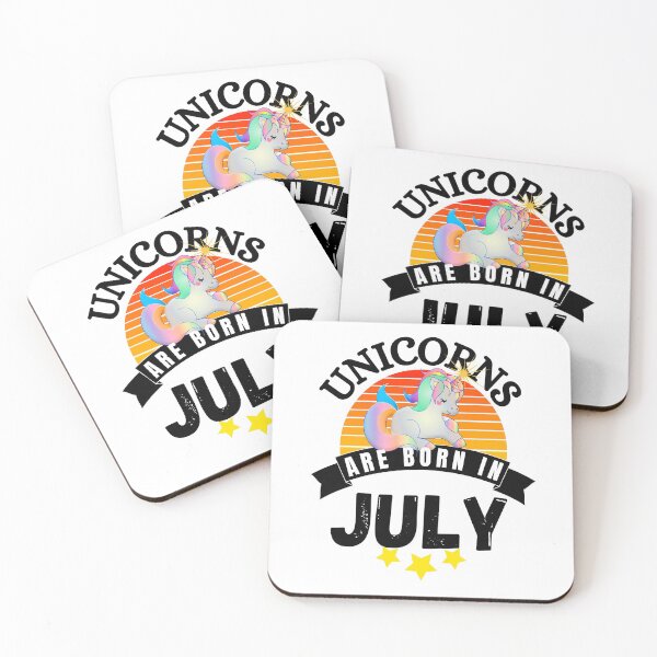 Item preview, unicorns are born in july designed and sold by ronaldsonou.