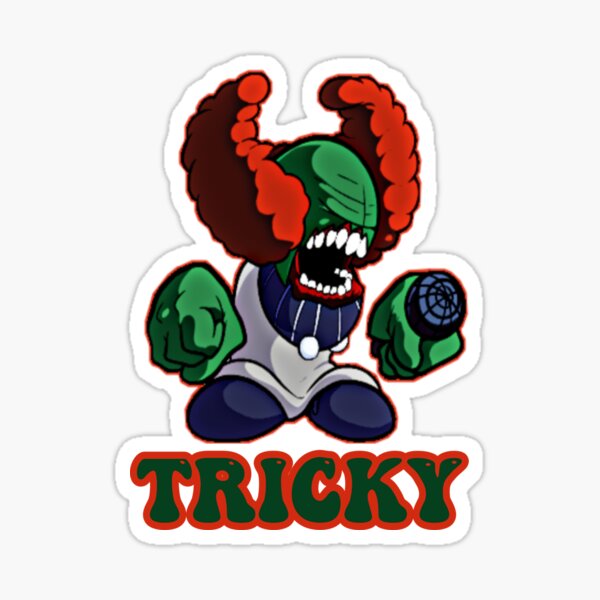 Fnf Tricky Friday Night Funkin Sticker For Sale By Dizzaa Redbubble