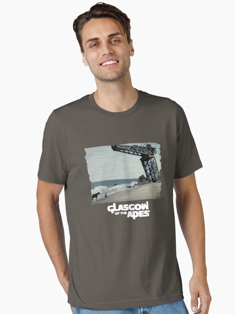 Thumbnail 1 of 7, Essential T-Shirt, Glasgow of the Apes designed and sold by TheRandomFactor.