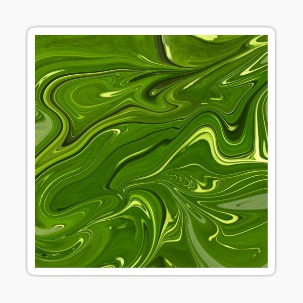 Greenery Swirls Sticker