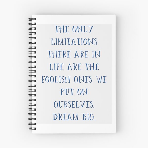 Item preview, "Limitations Are Foolish" Dream BIG Design designed and sold by KJACDesigns.