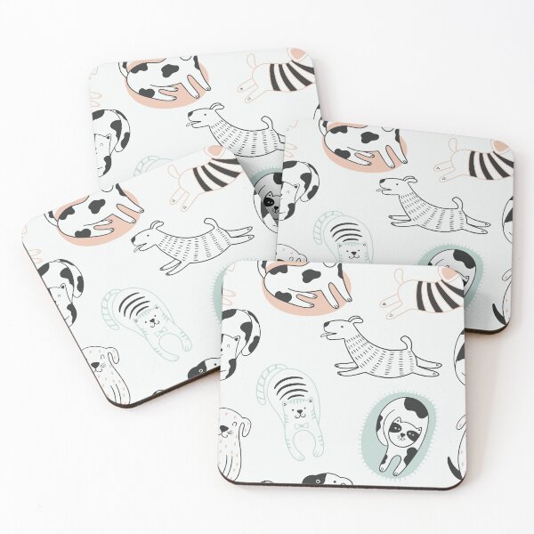 Item preview, Happy Cats and Dopey Dogs designed and sold by LoveArtStudio.