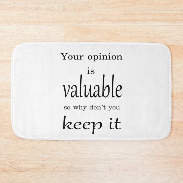 Item preview, Your opinion designed and sold by CottagePop.