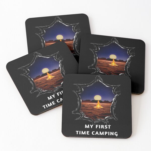 Item preview, First Time Camping designed and sold by Tajmoz.