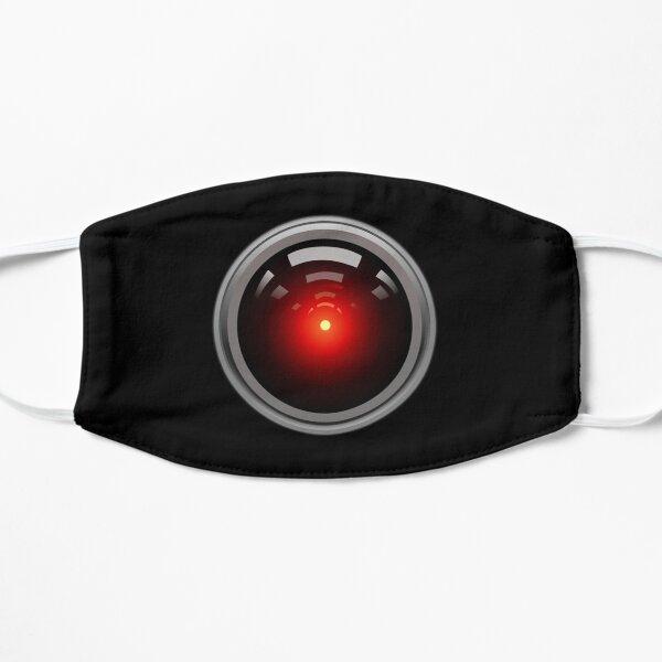 Artificial Intelligence. HAL 9000. AI. Computer Eye. Flat Mask