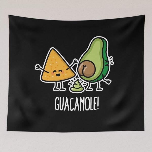 Item preview, Guacamole turd pooping avocado Tortilla chips gift designed and sold by LaundryFactory.