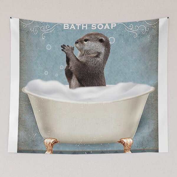 Item preview, Black Otter Punk Retro Happy designed and sold by agiet racx.