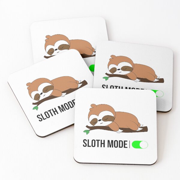 Item preview, Sloth Mode On Funny Baby Sloth designed and sold by designandclouds.