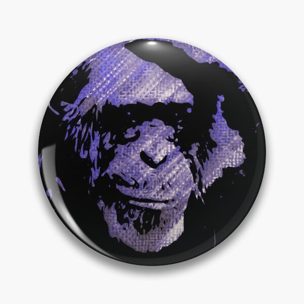 Item preview, Monkey face thoughtful animal head graphic designed and sold by brunsch-print.