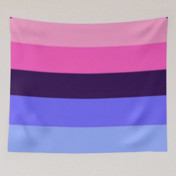 Item preview, Omnisexual flag tapestries tapestry designed and sold by Mattingame.