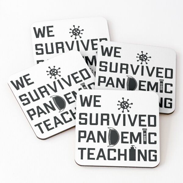 Item preview, We Survived Pandemic Teaching ( black text) designed and sold by dass-art.